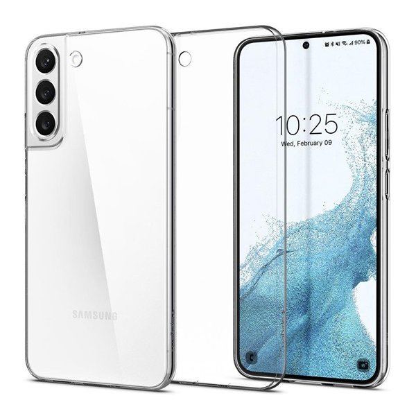 Spigen Air Skin Samsung Galaxy S22 5G Műanyag Tok - Átlátszó (GP-115727)