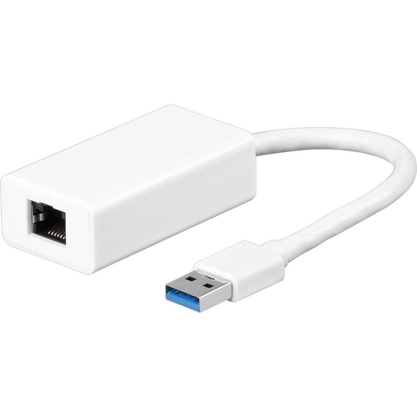 Karta sieciowa MicroConnect USB-A - RJ-45 Biały (USBETHGW)
