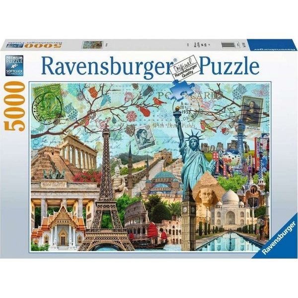 Ravensburger 5000 db-os Puzzle - Nagyvárosi Kollázs (17118)