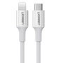 Kábel Ugreen USB typ C - Apple Lightning 1,5 m biely