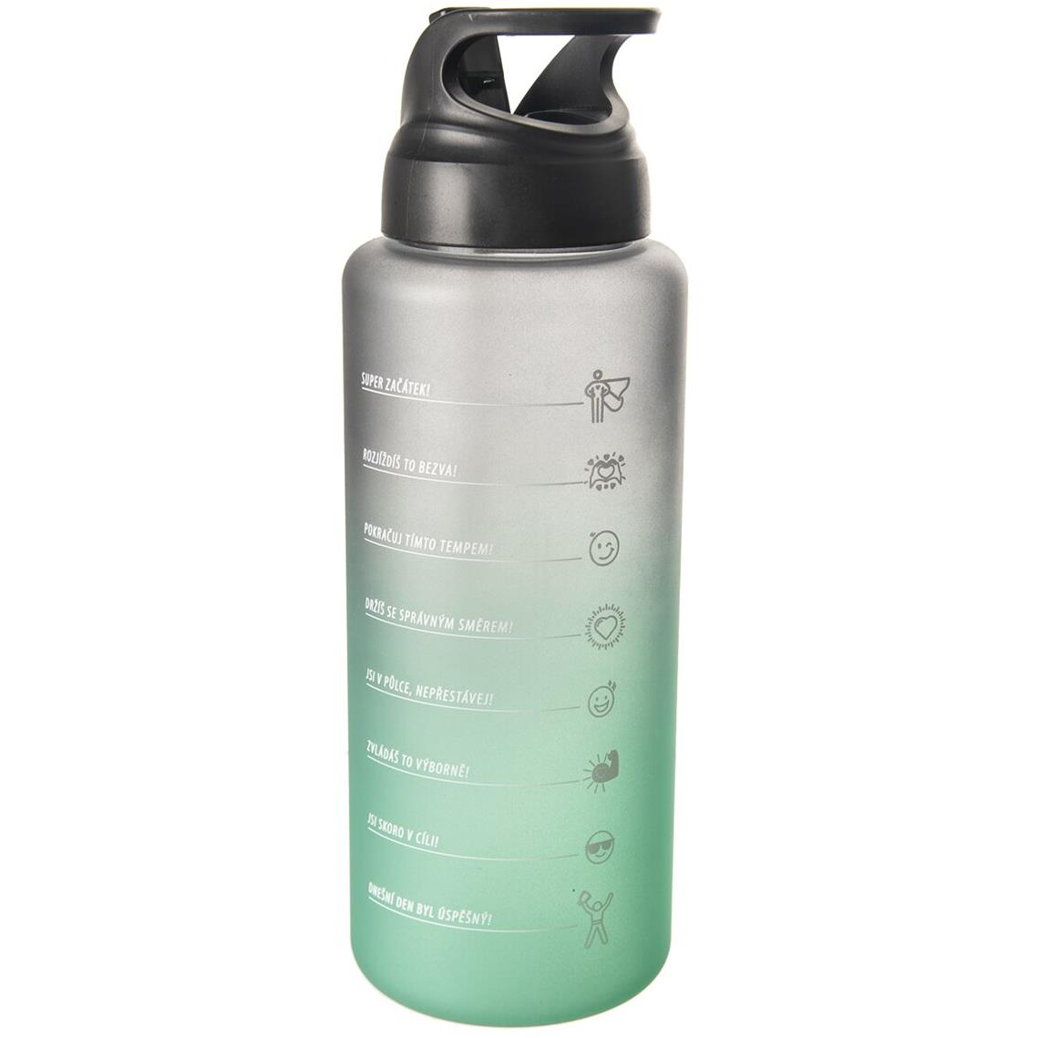 ORION Moly Kulacs, tritán, zárható, zöld-fekete, 1 l (143784)