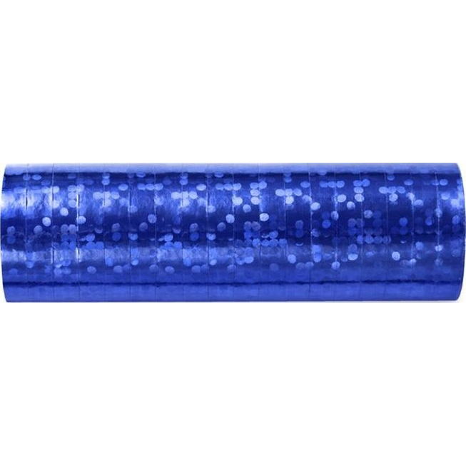 Szerpentin - Fényes, 3,8 m, 18 Darab/Csomag, Kék (5901157457608)