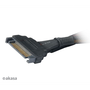 Akasa 15pin SATA apa --> 2x 15pin SATA anya 90°-ban elforgatott tápkábel 15cm (AK-CBPW)