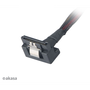 Akasa 15pin SATA apa --> 2x 15pin SATA anya 90°-ban elforgatott tápkábel 15cm (AK-CBPW)
