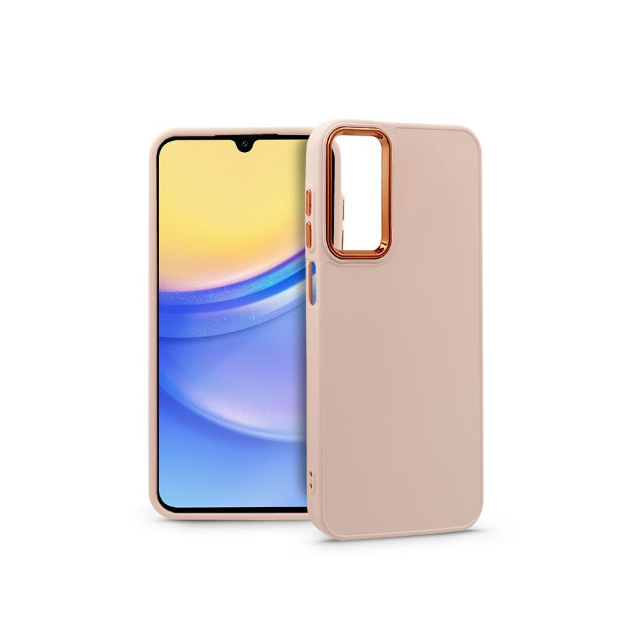 Haffner Frame Samsung A155 Galaxy A15 4G/Galaxy A15 5G szilikon tok rózsaszín (HF240232) (HF240232)