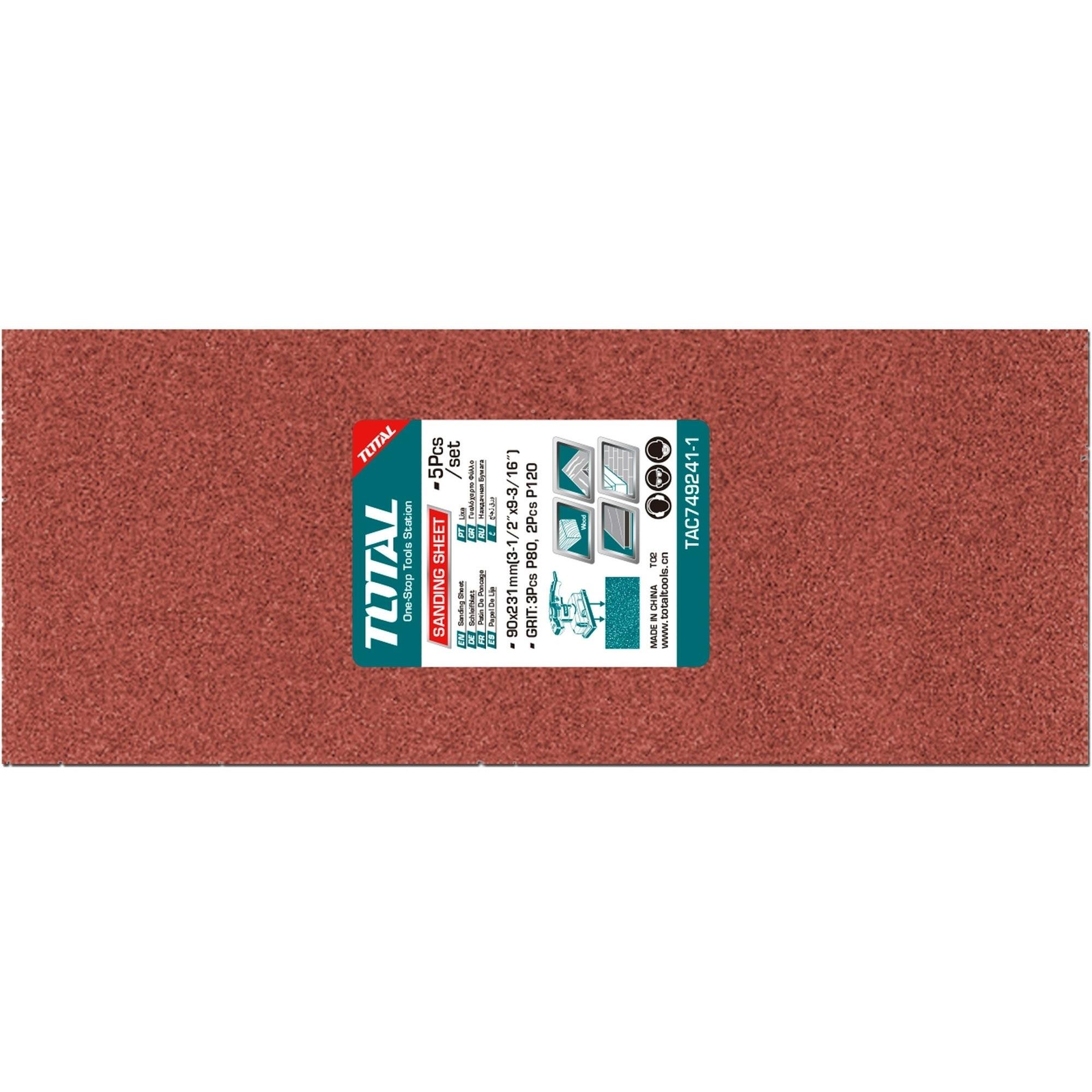 Total-Tools TAC749241-1, 90 × 231 mm (6925582181180)