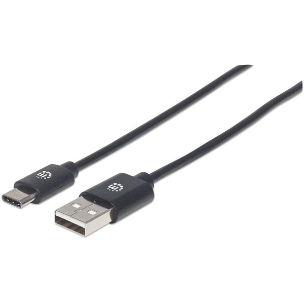 Manhattan 354936 USB-kabel USB 2.0 3 m USB C USB A Zwart