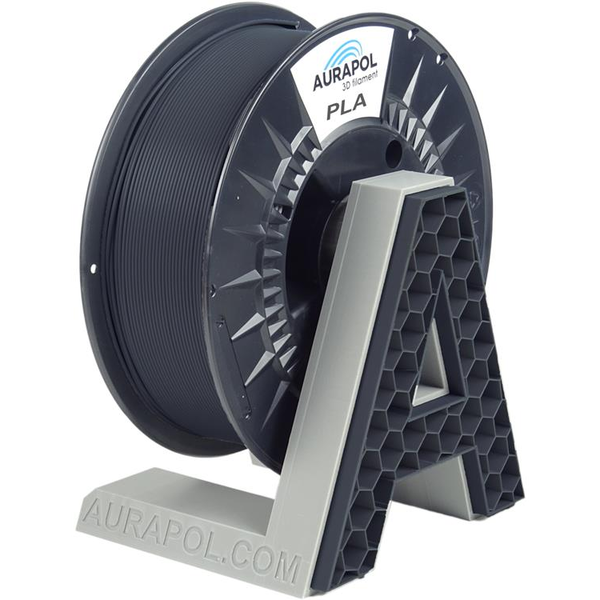 AURAPOL PLA 3D Filament, feketésszükre, 1 kg, 1,75 mm