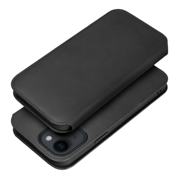 DUAL POCKET könyvtok Samsung A35 készülékhez fekete