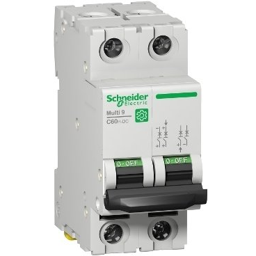 Schneider Electric C60H-DC kredsløbsafbryder 2P