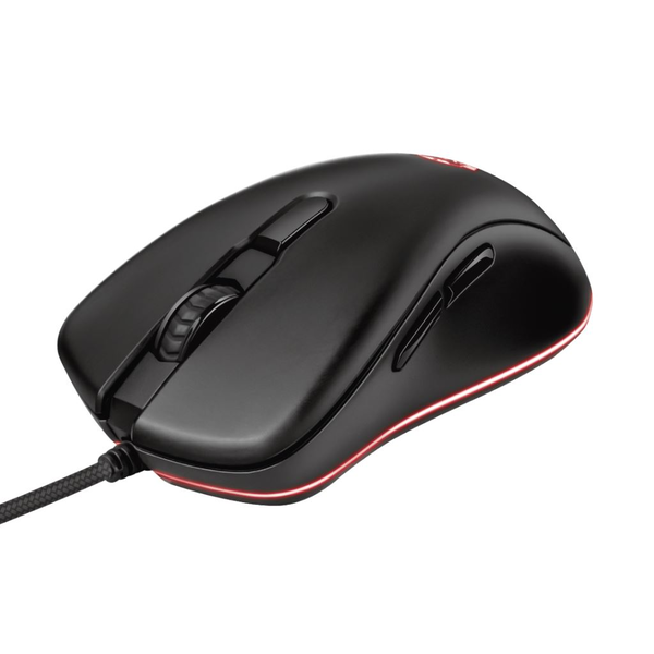 Trust GXT 930 Jacx mouse Giocare Mano destra USB tipo A Ottico 6400 DPI