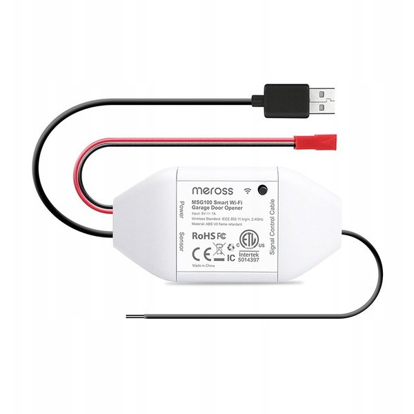 Inteligentný prepínač dverí garáže Meross MSG100HK (HomeKit)