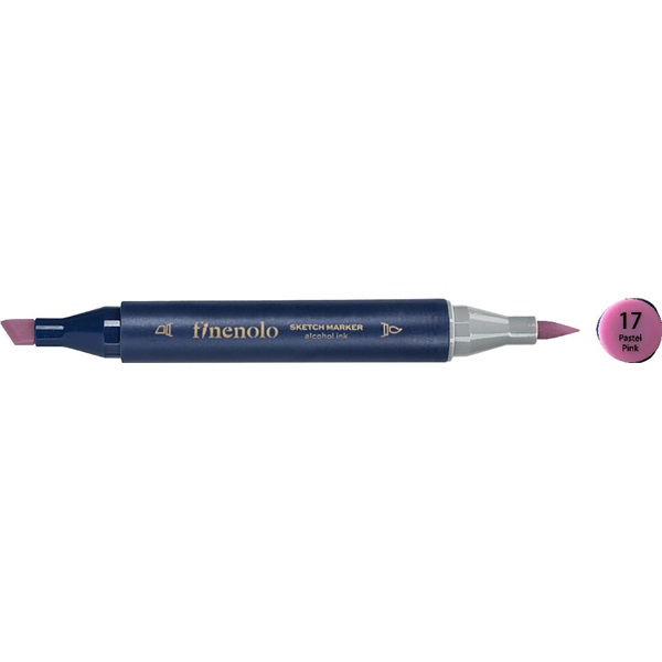 Deli Finenolo 17 - Pastel Pink kétvégű permanent ART marker (DEC184-F/17)