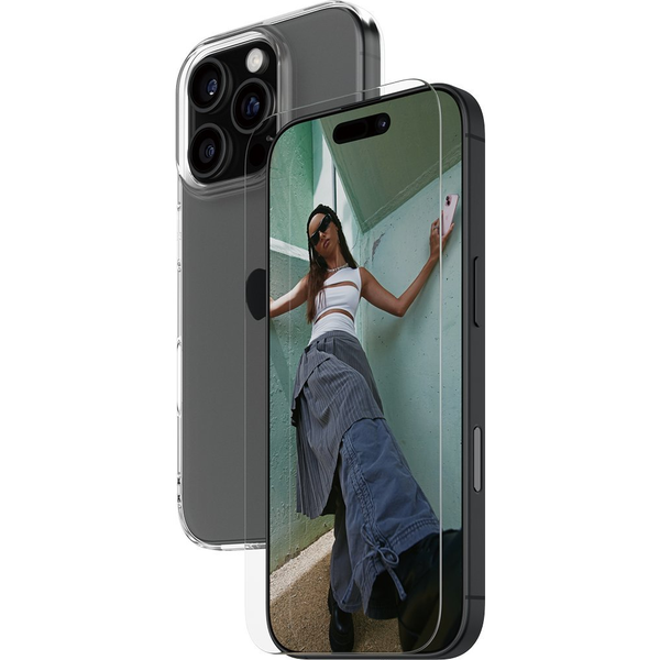 PanzerGlass SAFE by PG 2-in-1 Bundle iPhone 16P 6.3 Прозрачен защитен екран Apple 1 броя