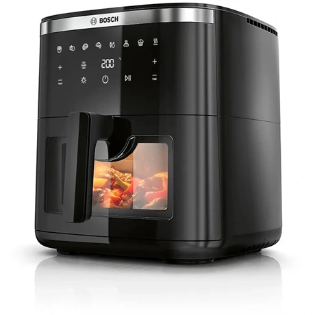 Bosch Serie 6 MAF671B0 frituregryde Enkelt 7,2 L Enkeltstående 1800 W Varmluftsteger Sort