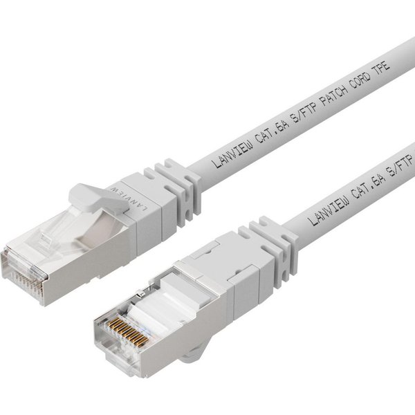 Lanview LV-SFTP6A015W cavo di rete Bianco 1,5 m Cat6a S/FTP (S-STP)