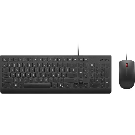 Lenovo 4X31R64409 billentyűzet Egér mellékelve Univerzális USB Dán Fekete