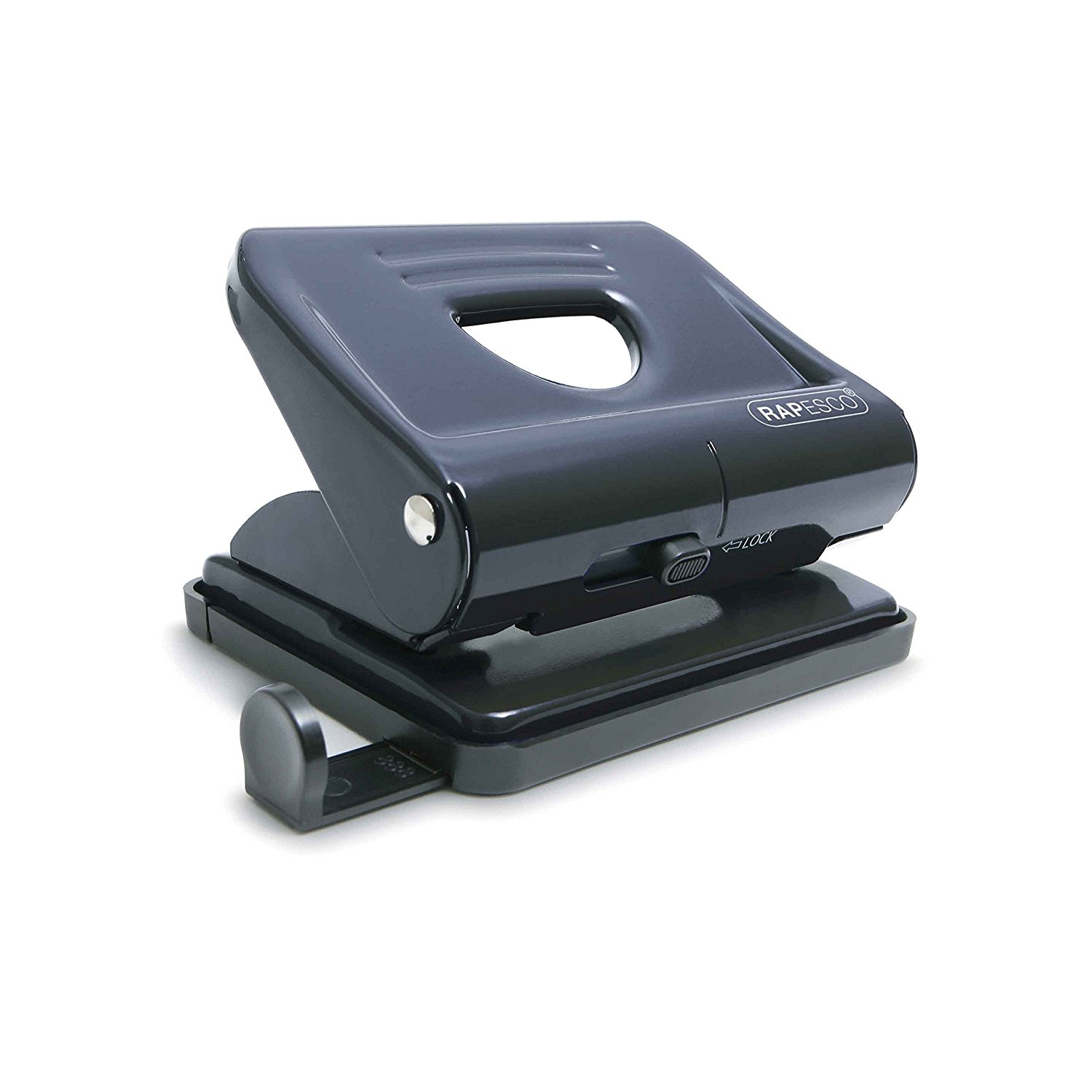 Rapesco 820 Kétlyukú 22 lap kapacitású lyukasztó - Fekete (PF820MB1)