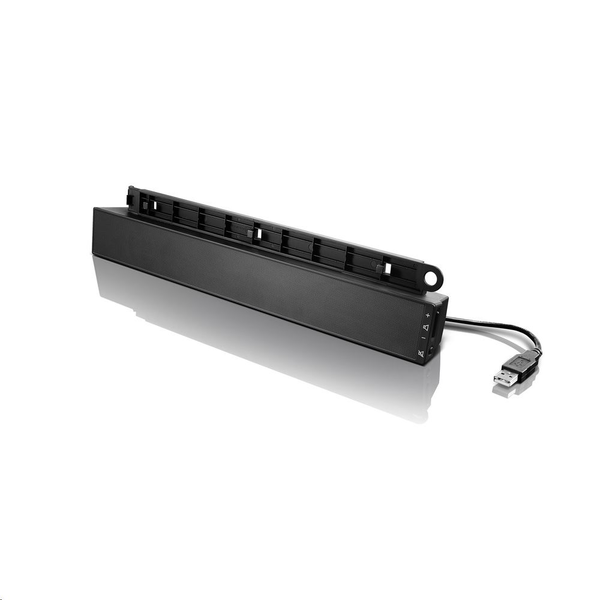 Lenovo USB Soundbar Sort 2.0 kanaler 2,5 W