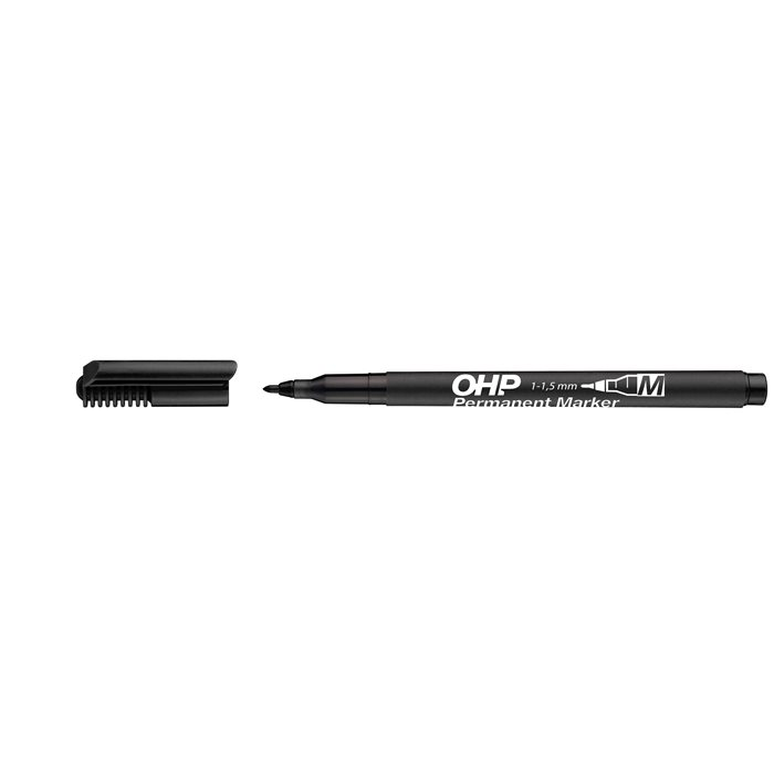 ICO OHP M 1-1.5mm Alkoholos marker - Fekete (9580040004)