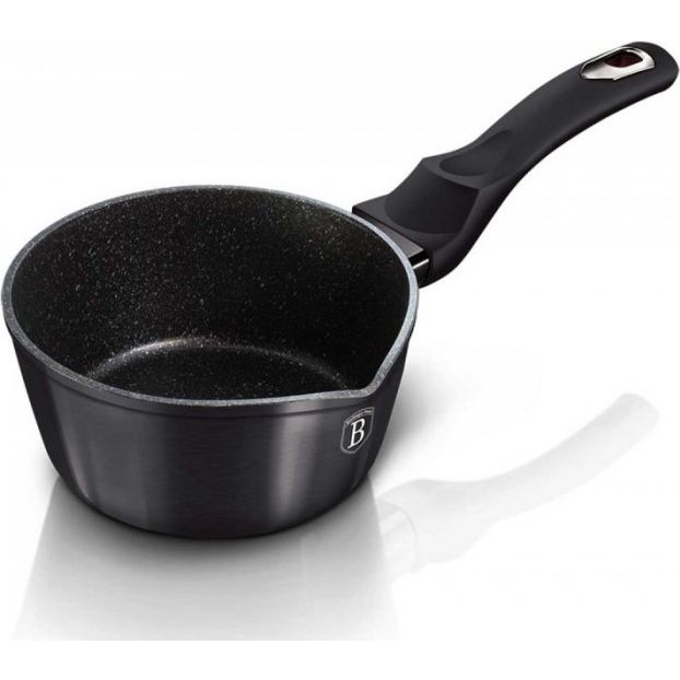 BerlingerHaus BH/6891 Metallic Line Carbon Edition Szószos Edény - Kovácsolt Alumínium, Sötét Szürke (BH-6891 Kinghoff)