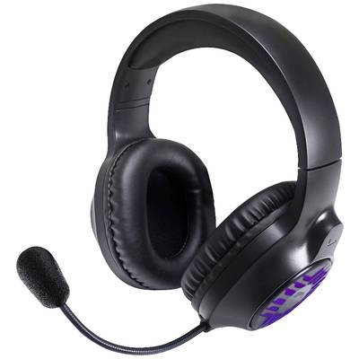 Speedlink TYRON Gamer Over Ear headset Vezetékes Stereo Fekete, RGB Headset, Hangerő szabályozás, Mikrofon némítás (SL-860016-BK) (SL-860016-BK)