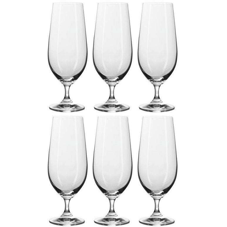 BANQUET Leona Crystal A11306 Söröspohár 6 db 370 ml (A11306)