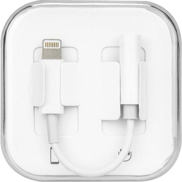 Adapter USB Partner Tele.com Lightning - Jack 3.5mm Biały  (5901737421302)