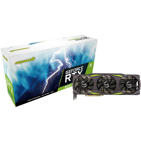 Manli GeForce RTX 3070 Ti 8GB Triple Fan LHR videokártya (N651307TIM35144)