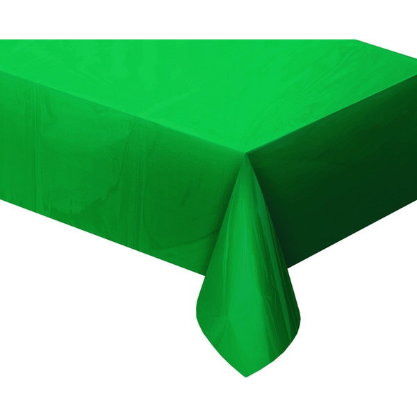 Fólia Asztalterítő - 137x183 cm, Zöld Metallic