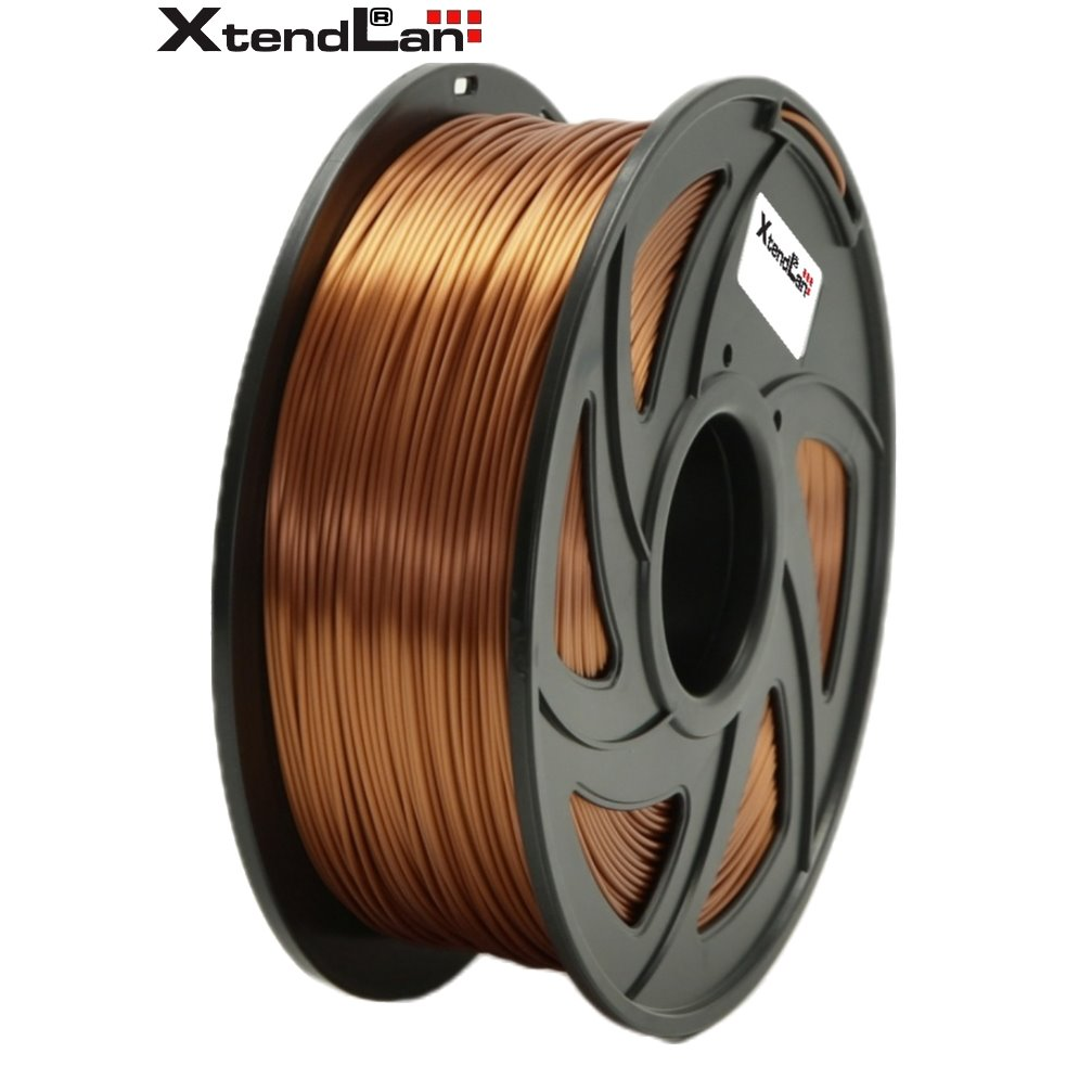 XtendLAN Filament PLA 1.75mm 1 kg - Tégla barna (3DF-PLA1.75-RCR 1KG)