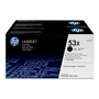 HP 53X 2-pack High Yield Black Original LaserJet Toner Cartridges тонер касета 2 броя Оригинал