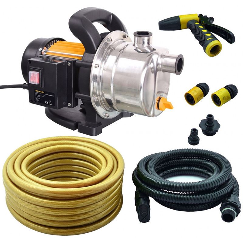 Riwall REJP 1000 INOX SET 1000W kerti szivattyú szett (EP26A2001096B) (EP26A2001096B)