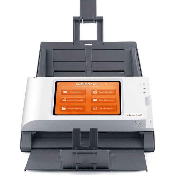 Plustek eScan A350 Enterprise ADF-/handmatige invoer scanner 600 x 600 DPI A4 Zwart, Wit