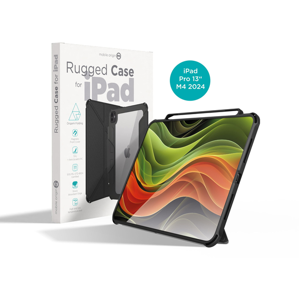 Mobile Origin Rugged Case, black - iPad Pro 13" M4 2024