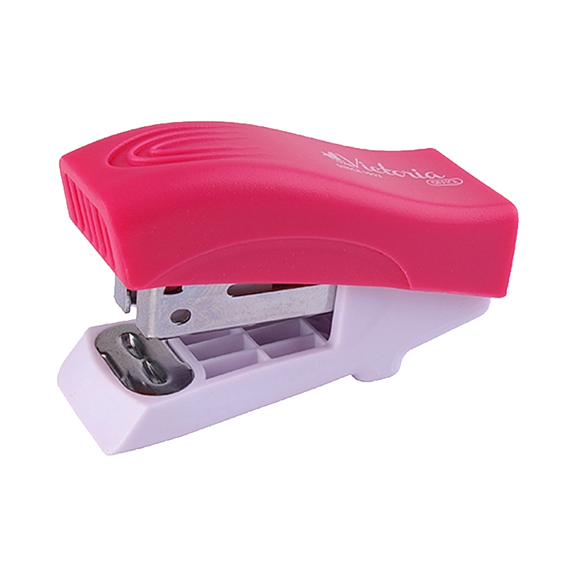 Victorica Office Mini 15 lap kapacitású tűzőgép - Rózsaszín (IKVT05)