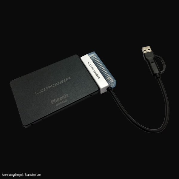 LC Power USB > SATA átalakító (LC-ADA-USB-SATA-25)