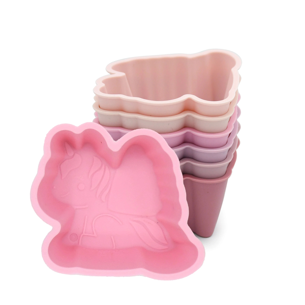 ANIMAL SILICON FOOD CUP, MELII, UNICORN SHAPE