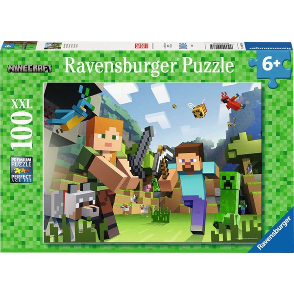 Ravensburger Minecraft - Steve és Alex 100 darabos XXL puzzle
