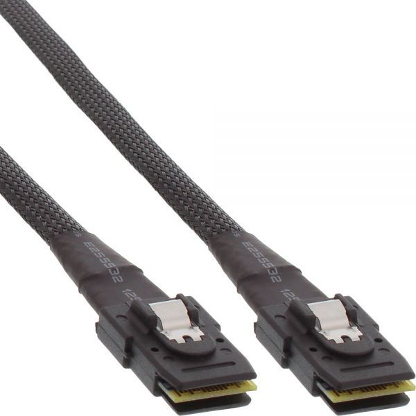 InLine 27624 cavo Serial Attached SCSI (SAS) Nero