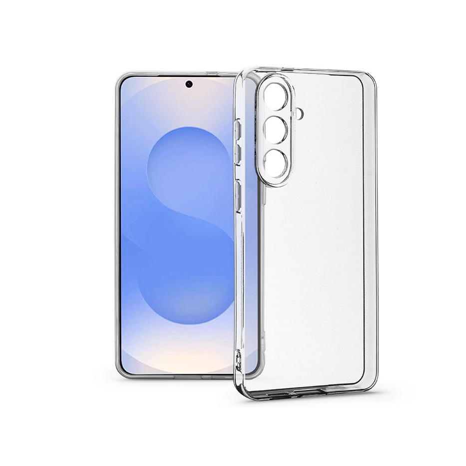 Haffner Clear Case kameravédős szilikon tok - Samsung SM-S947 Galaxy S26+ - átlátszó (HF433467)