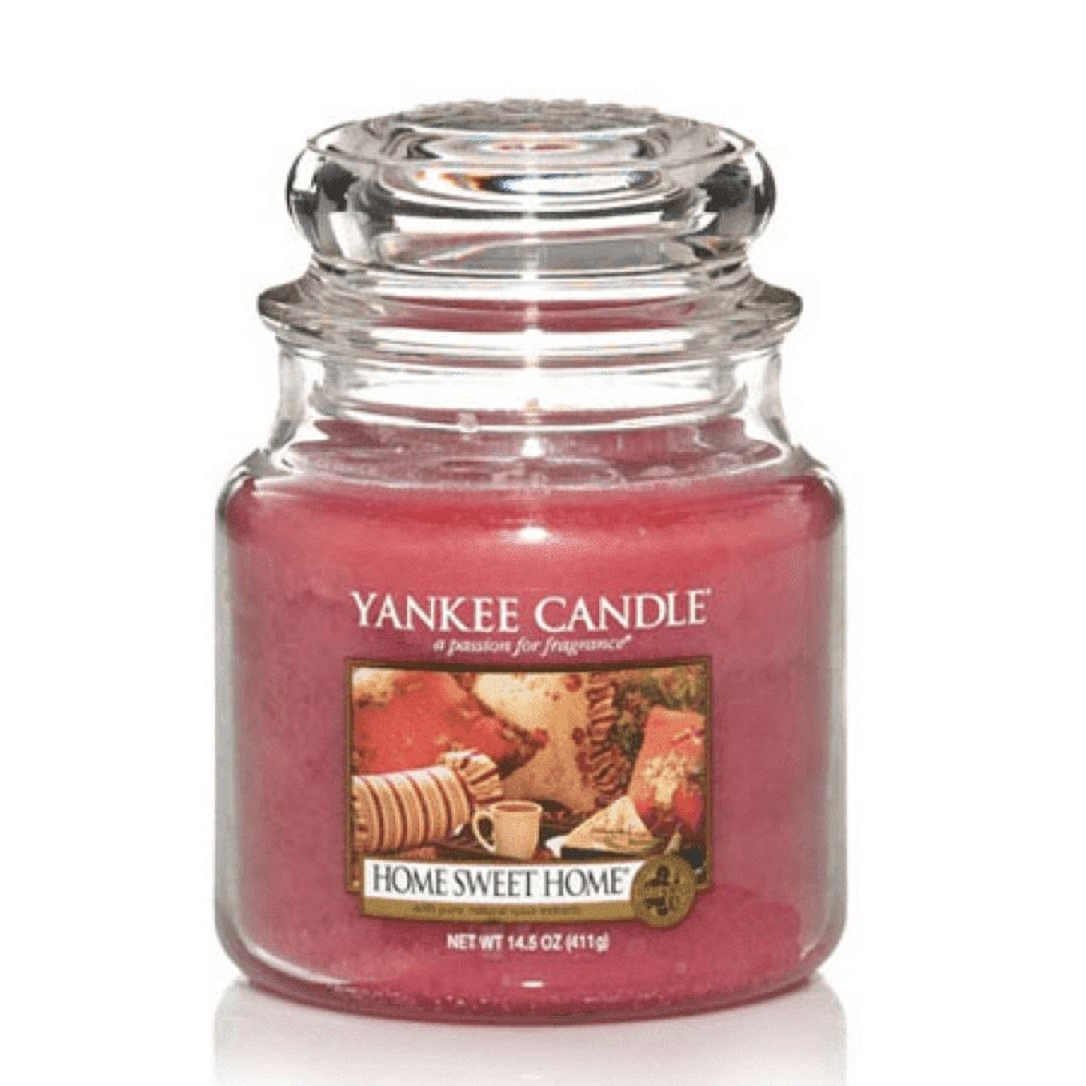 Yankee Candle Yankee gyertya HOME SWEET HOME Közepes gyertya (9072) (9072)