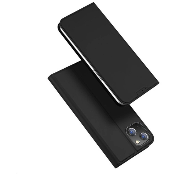 DUX DUCIS SKIN PRO kártyatartós tok iPhone 15 Plus készülékhez fekete