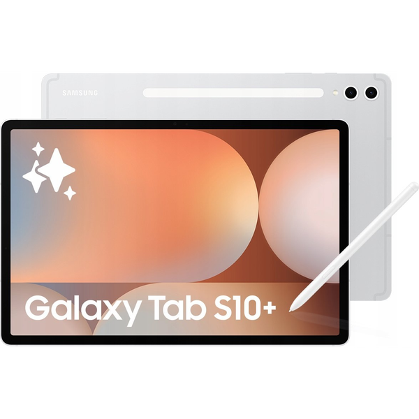 Samsung Galaxy Tab S10+ Wi-Fi 256 GB 31,5 см (12.4") 12 GB Wi-Fi 6E (802.11ax) Платина, Сребърен