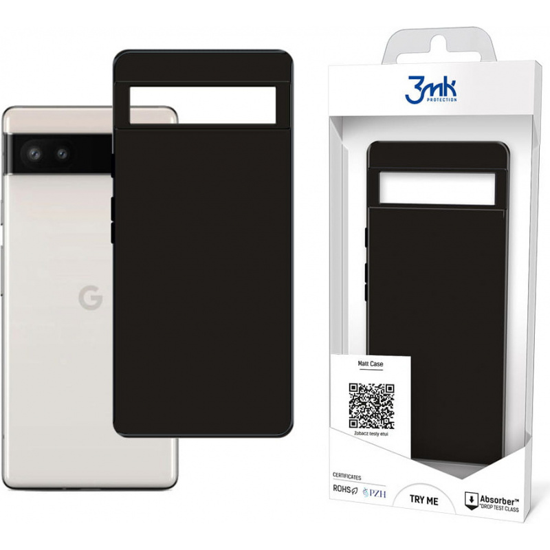 3mk Matt Case Google Pixel 7 5G Tok - Fekete (5903108468442)
