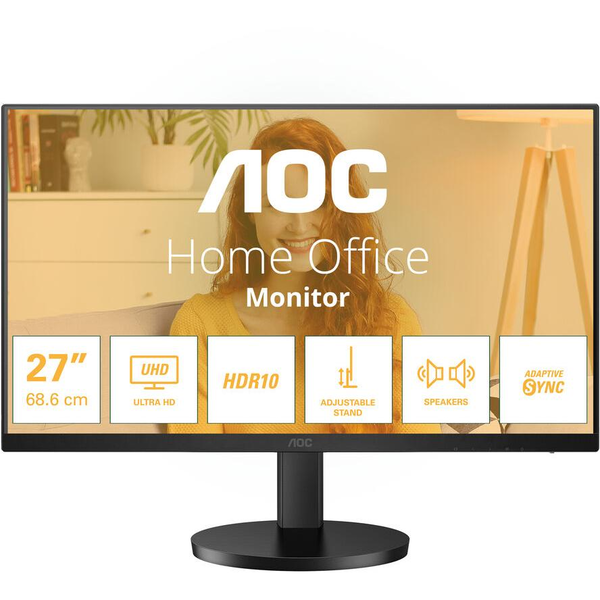AOC U27B3AF Monitor PC 68,6 cm (27") 3840 x 2160 Pixel 4K Ultra HD LED Nero