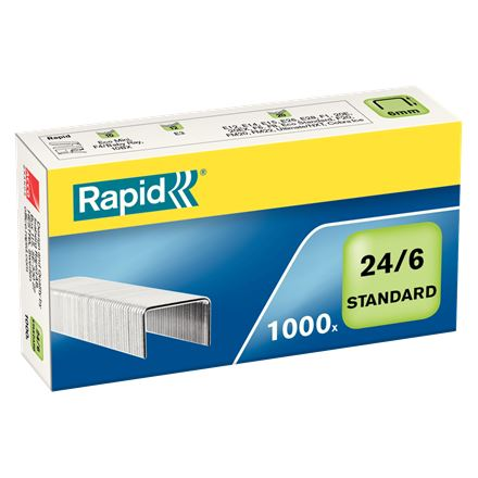 Rapid Standard 24/6 tűzőkapocs 1000db (24855600) (Rapid24855600)