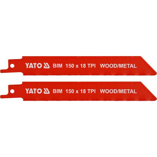 BIM FŰRÉSZLAP 150MM 18TPI 2DB YT-33931 YATO (YT-33931)