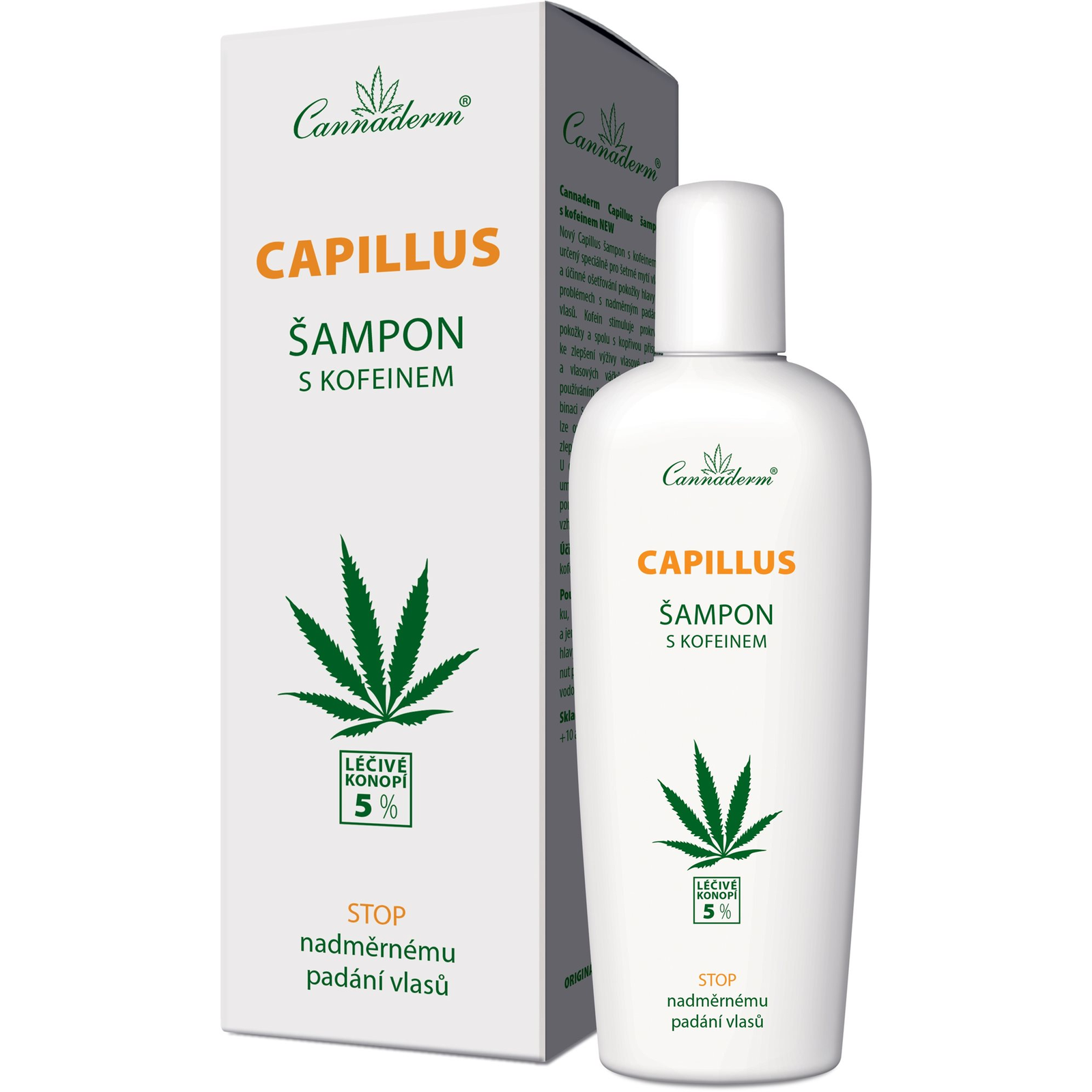 CANNADERM Capillus Koffein Shampoo 150 ml (8594059737007)