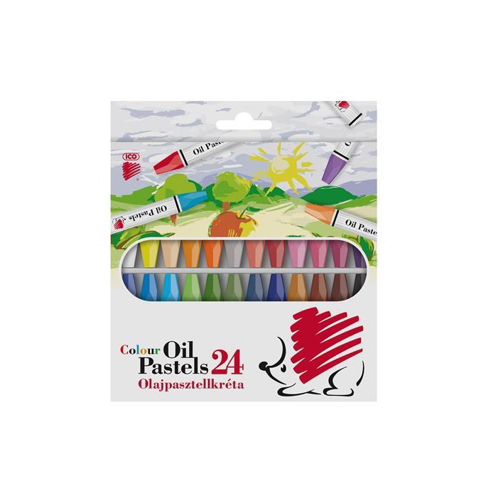 ICO Süni Olajpasztell kréta vegyes szín - (24 db/doboz) (7220091001)
